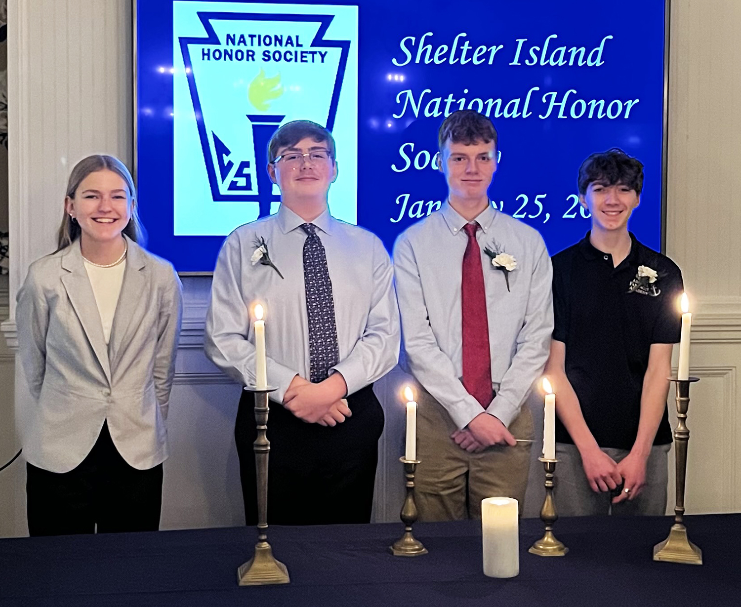 New National Honor Society Members Inducted Shelter Island Reporter